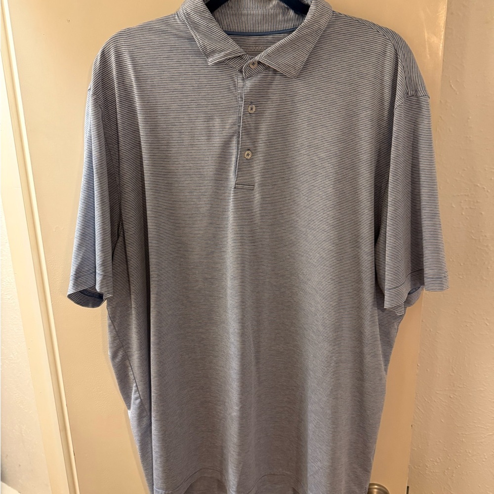 johnnie-O Blue Polo Shirt Classic Design